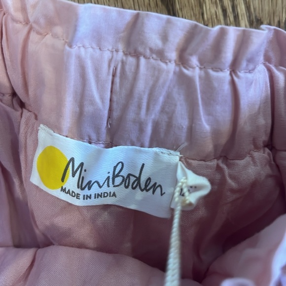 NWT Mini Boden Pink Skirt with Red Fringed Hearts - Picture 4 of 6